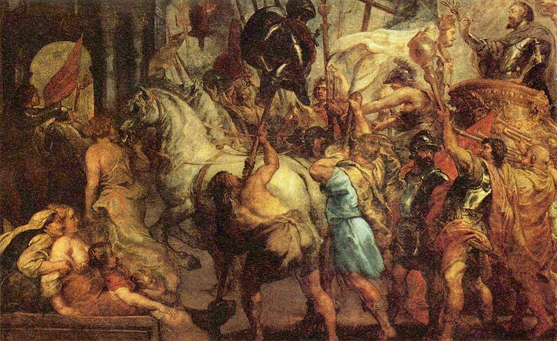 Peter Paul Rubens Konigin von Frankreich in Paris Spain oil painting art